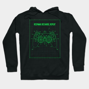 Respawn, Recharge, Repeat Hoodie